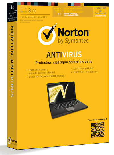 SYMANTEC Norton Antivirus 2013 version 3 postes 