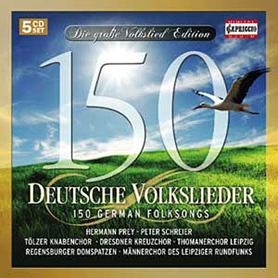 150 chansons populaires allemandes - Coffret 5 CD