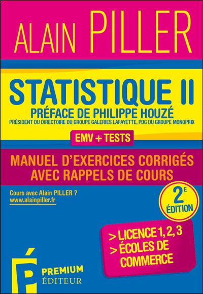 Statistique ii 2eme edition