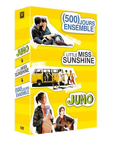 500 jours ensemble - Juno - Little Miss Sunshine - Coffret