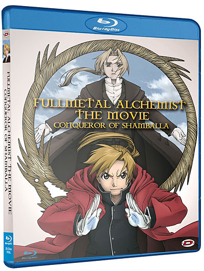Anime Fullmetal Alchemist: Conqueror of Shamballa em Blu-ray