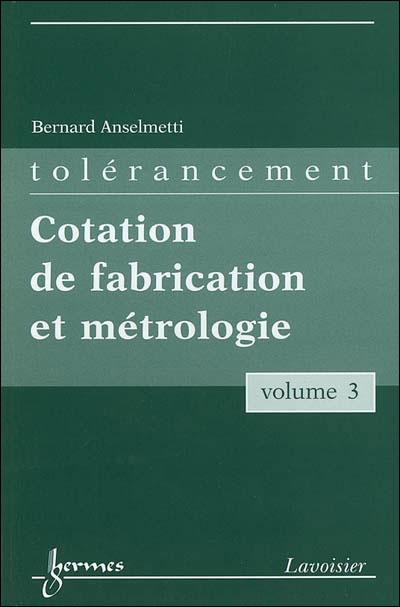 Tolerancement volume 3 cotatio