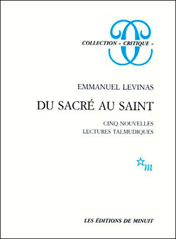 Du sacré au saint - Emmanuel Levinas - broché