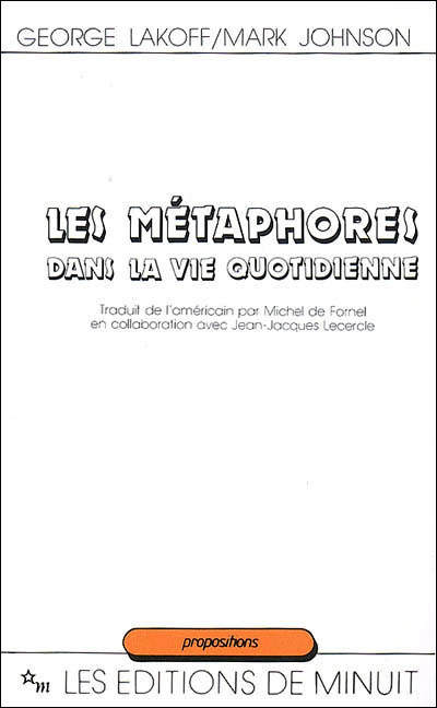 Metaphores dans la vie quotidienne - George Lakoff - (donnée non spécifiée)