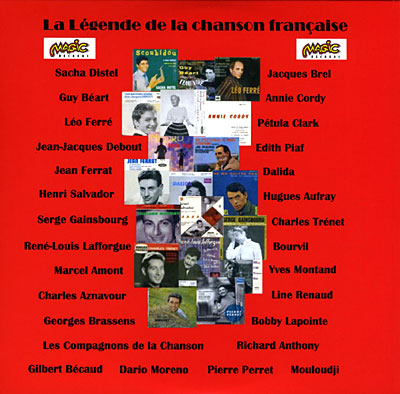 Legende de la chanson francaise