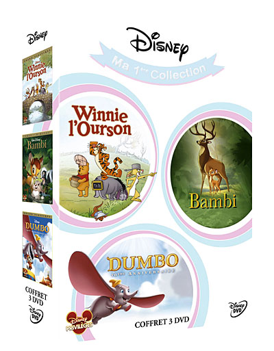 Bambi - Dumbo - Winnie l'Ourson - Coffret