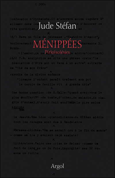 Ménippées : p(r)o(so)ésies
