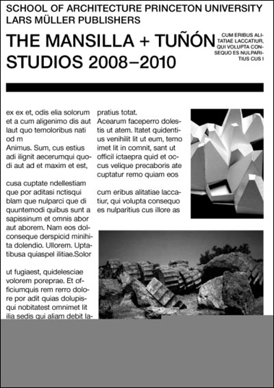 The Mansilla + Tuñón Studios 2008'2010
