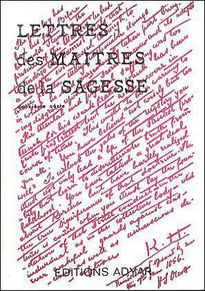 Lettres des maitres de la sagesse