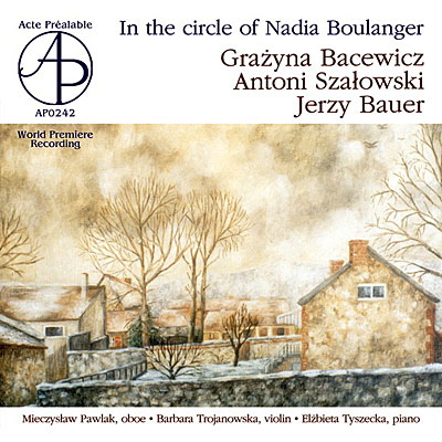 Autour de Nadia Boulanger