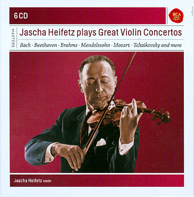Jascha Heifetz plays great violin concertos