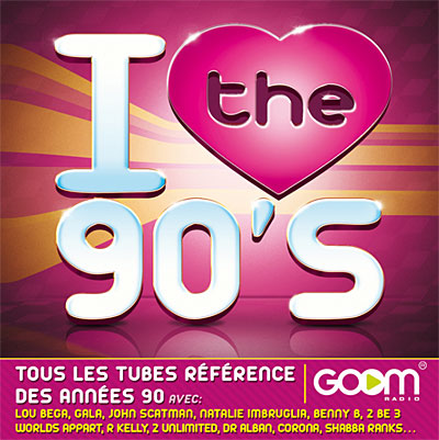 I love the 90's - Coffret 5 CD - Compilation - CD album - Achat