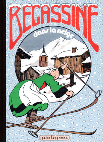Bécassine dans la neige