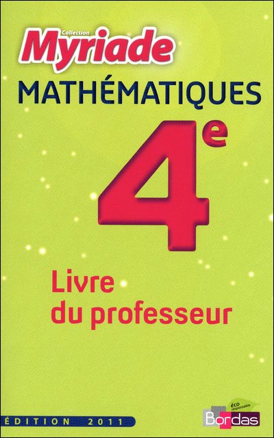 Myriade Maths 4ème