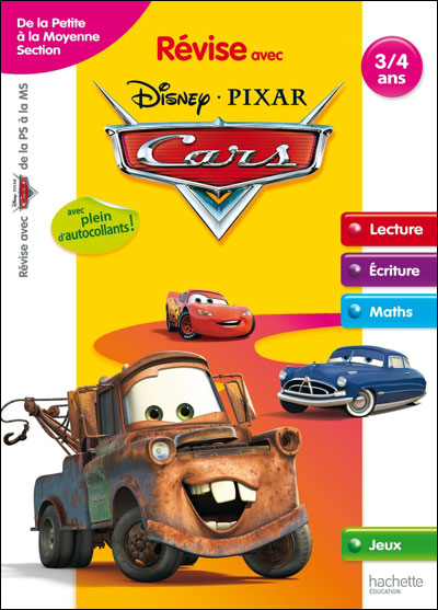 Révise avec Cars De la PS à la MS - Cahier de vacances 2020