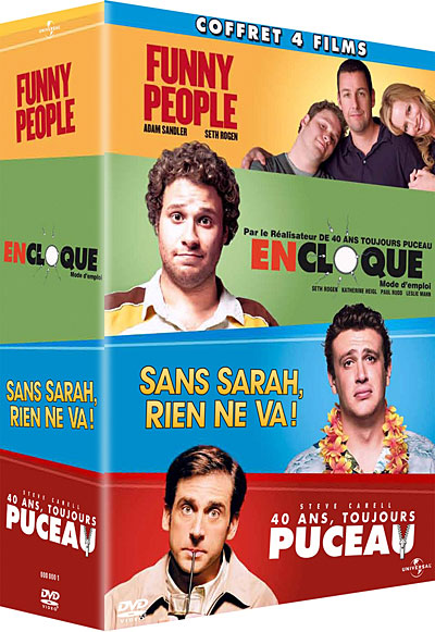 Funny People - En cloque - Sans Sarah, rien ne va ! - 40 ans, toujours puceau - Coffret