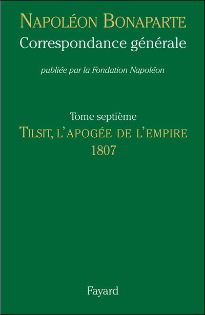 Correspondance générale, Tome VII