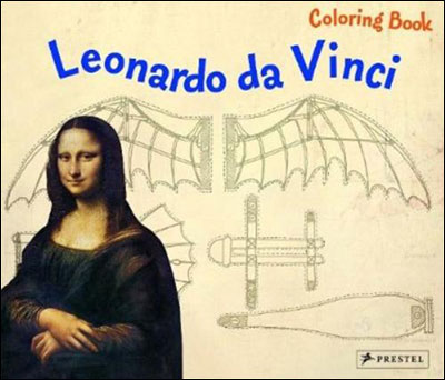 Colouring book Leonardo Da Vinci
