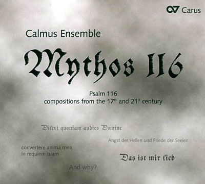 Mythos 116-Vertonungen Des 116.Psalms