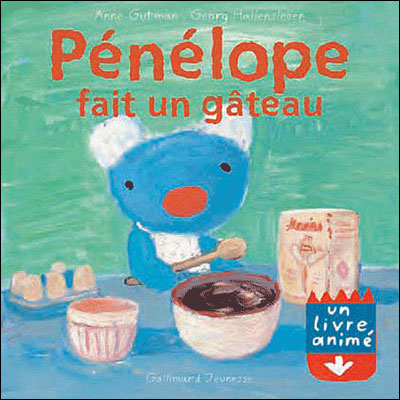 Pénélope fait un gâteau