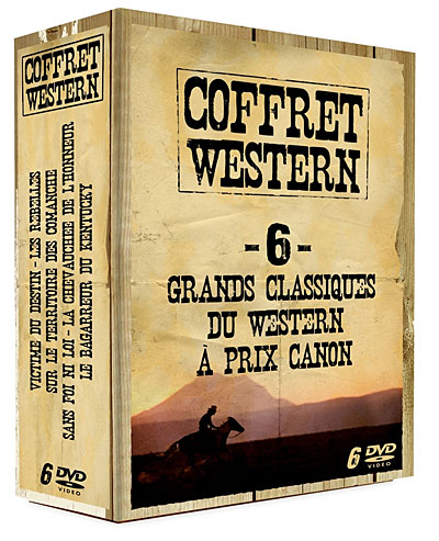 Victime du destin - Les rebelles - Sur le territoire des Comanches - Sans foi, ni loi - La chevauchée de l'honneur - Le bagarreur du Kentucky - Coffret