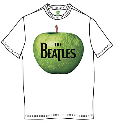 Apple men s white/l/tee shirt