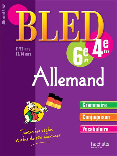 Bled allemand 1ère année 6ème LV1-4ème LV2