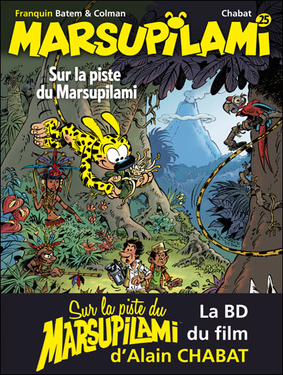 Sur la piste du marsupilami, la BD du film