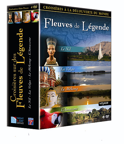La Volga - L'Amazone - Le Nil - Le Mékong - Coffret