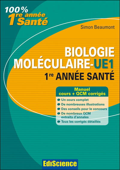 Biologie moléculaire UE1 Première année Santé
