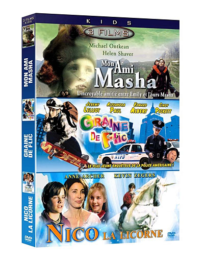 Mon ami Masha - Graine de flic - Nico la licorne - Coffret