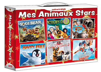 Happy Feet - Animaux et Cie - Yogi l'ours - Comme Chiens et Chats 2 - Les Chimpanzés de l'Espace 2 - Scooby-Doo, le Film - Coffret - Edition Limitée