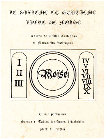 6e et 7e livre de moise