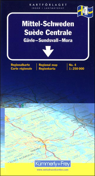 Mittel-schweden 1 : 250 000. regionalkarte