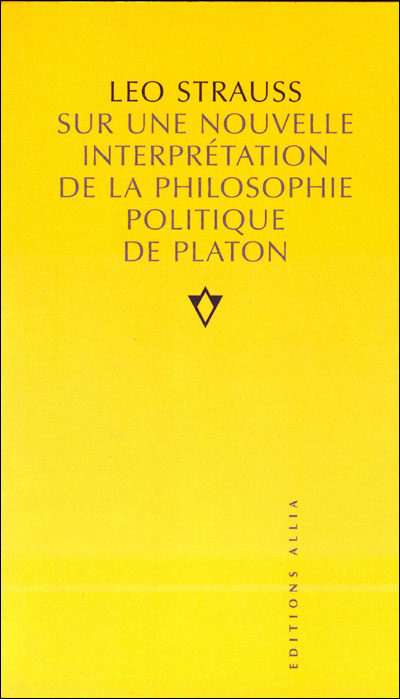 Sur une nouvelle interprétation de la philosophie politique