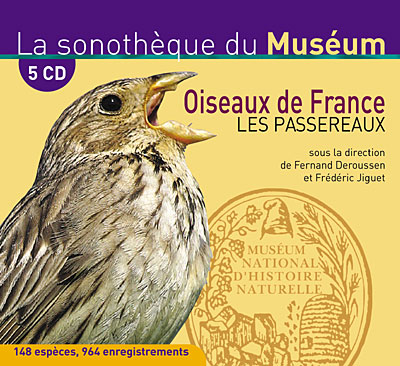 Oiseaux de France  Les passereaux Coffret Inclus livret 7 pages