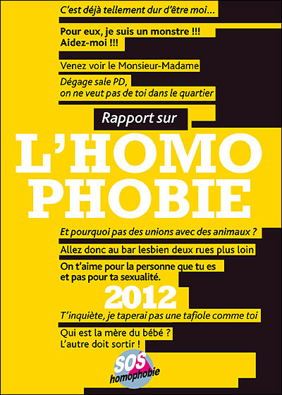 Rapport 2012 sur l'homophobie