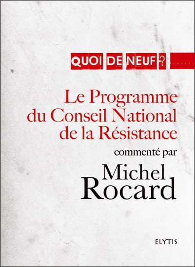Programme du conseil de la résistance