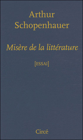 Misère de la litterature