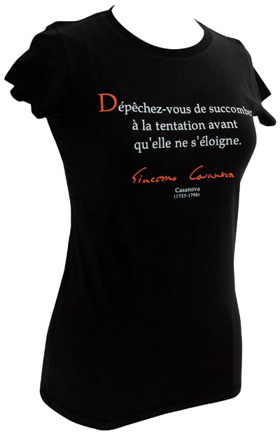 T Shirt Femme L Citation Noir Tentation Casanova Taille L Objet Derive Objet Derive Citation Achat Livre Fnac T Shirt Femme L Citation Noir Tentation Casanova Taille L Objet Derive Objet Derive Citation Achat Livre Fnac