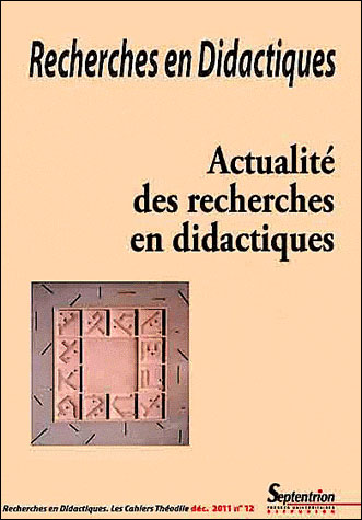 Recherches en didactiques, n 12/decembre 2011