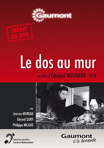 Le dos au mur DVD