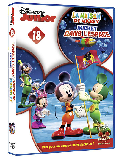 La Maison de Mickey Volume 18 Mickey dans l'Espace DVD