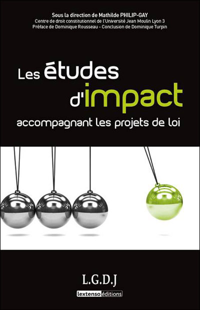 Les études d'impact accompagnant les projets de loi