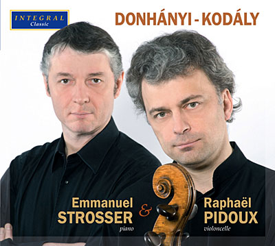 Sonates violoncelle piano Zoltán Kodály Donhanyi CD album Achat