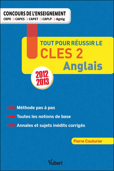 Concours de l'enseignement tout pour réussir la clés 2 anglais