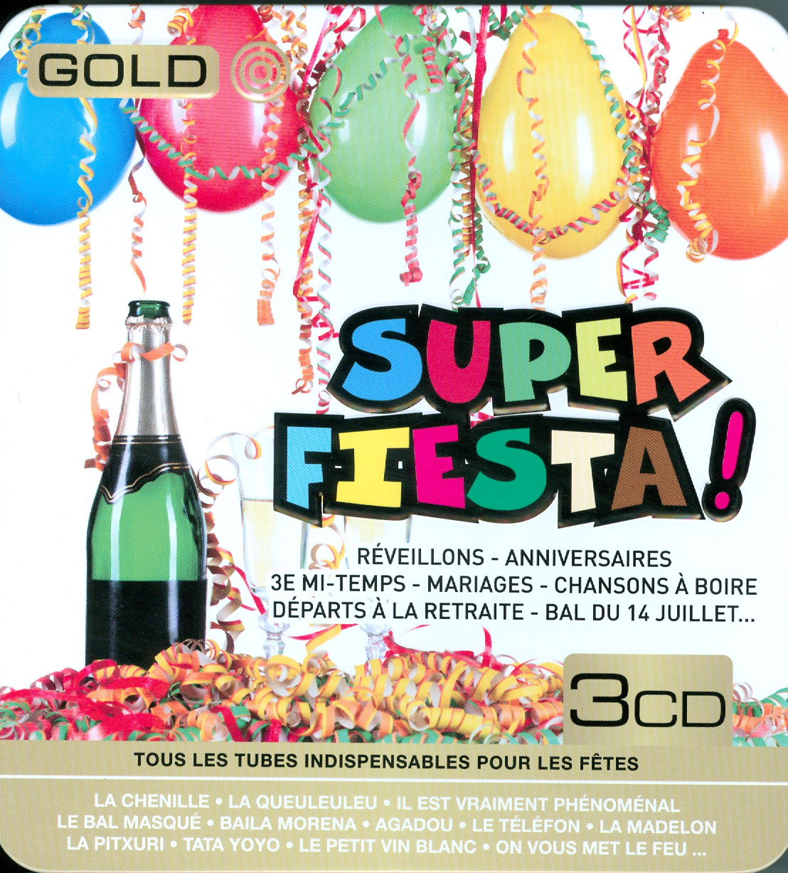 Super fiesta - Gold métal box