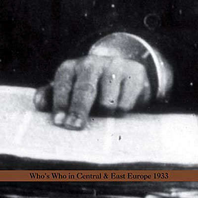 Who s who in central and east europe 1933