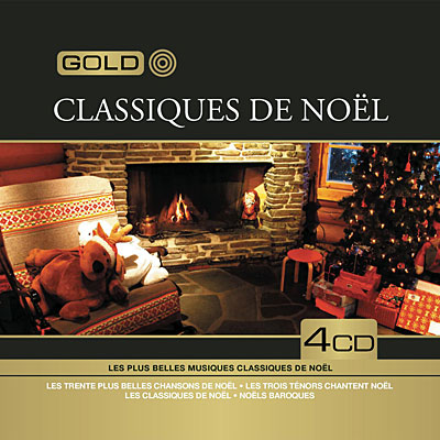 Noël classique - Gold metal box