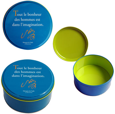 Boite En Metal Ronde Citation Bleu Tout Le Bonheur Metal Diam15 Cm H7 5 Cm Interieur De Couleur Vert Anis Objet Derive Objet Derive Citation Achat Livre Fnac